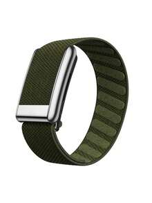 5.0 SuperKnit Luxe Band - Compatible With 5.0/MG - Supports ECG Function, Premium Accessory For Health & Fitness Wearable Device - High-Grade Metal Material