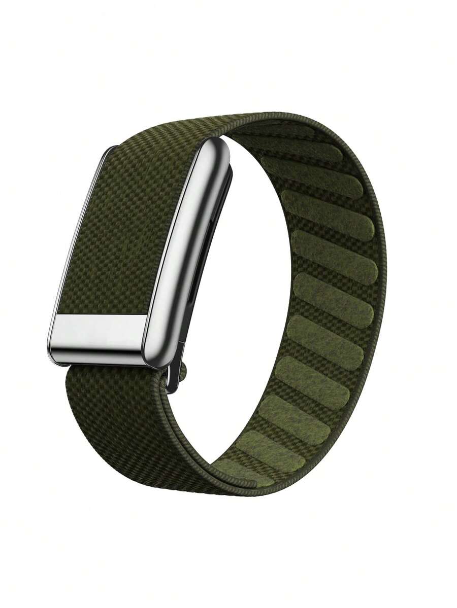 5.0 SuperKnit Luxe Band - Compatible With 5.0/MG - Supports ECG Function, Premium Accessory For Health & Fitness Wearable Device - High-Grade Metal Material