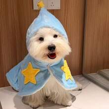 Autumn/Winter Pet Fleece Warm Cloak, Universal For Cats & Dogs, Suitable For Maltese, Poodle, Teddy, Sleeping & Outdoor Use, Machine Washable - Blue - View 7