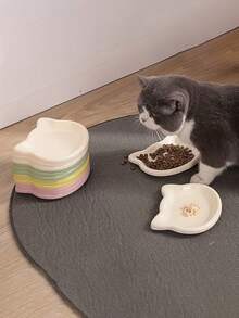 1pc Random Color Pet Bowl, Pet Freeze-Dried Food Dish, Small Cat/Dog Feeding Bowl - 100ml - View 4