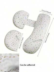 Pregnancy Nursing Pillow, Maternity Side Sleeper Support Pillow, Pregnancy Supplies, Leg Wedge Pillow - Multicolor - View 4