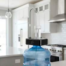 ELE-GATE Dispensador de Agua Eléctrico con Bomba Automática y Batería Recargable USB - Negro - Ver 2