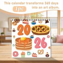 GDTME Lịch năm 2026, lịch treo tường giấy dày, có thể dùng để lên kế hoạch hàng tháng và hàng tuần, văn phòng phẩm, đồ dùng văn phòng, trang trí tường, món quà lý tưởng cho năm mới, tựu trường, Giáng sinh. - Lịch Mặt Trăng - Xem 19