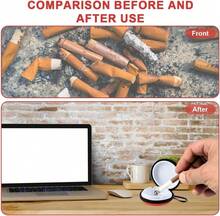 Duftender Taschenaschenbecher, ideal für unterwegs, leicht zu öffnen, großes Fassungsvermögen, perfekt für Reisen - Rot - Übersicht 6