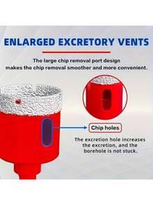 12件套多功能玻璃和大理石钻头套装，干湿两用金刚石开孔器和扩孔器，石材扩孔钻头，锋利耐用，钻头尺寸6mm-35mm - 彩色 - 查看 6