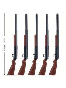 5pcs Hunting Themed Ballpoint Pens, With 1.0mm Black Ink, Outdoor Enthusiast Gift Set, Retractable Mechanism, Smooth Ink Flow, Neutral Pen, Push-Button, Creative Gift - Multicolor - View 2