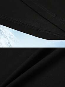 1pc Men's Summer Gamer Graphic Print Short Sleeve T-Shirt, Funny Game Controller & Headphone Casual Tee