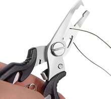 Yosoo - Alicates multifuncionales de Pesca para Pesca con Anzuelo, Tijeras de Acero Inoxidable, Accesorios de Pesca de Carpa, Alicates de Pesca, Herramientas de Pesca, Color Negro - Blanco - Ver 5