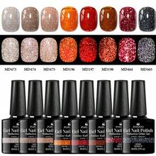 8pcs MSRUIOO 8ml Reflective Nail Polish All Season Super Shiny Glitter Series Semi-Permanent Nail Polish Gel - Multicolor - View 12