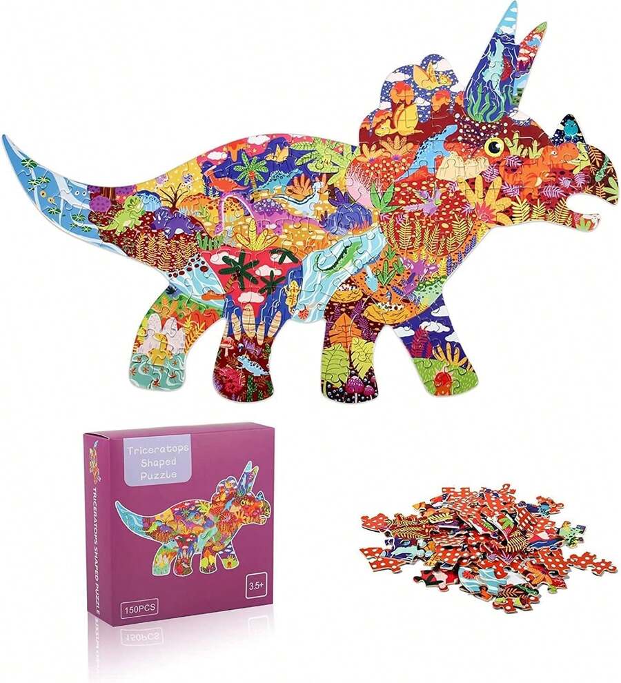 Rompecabezas para niños de 4 a 8,8 a 10 años,150 piezas con forma de ballena Puzzles para niños rompecabezas de oceánico Regalo para niños Puzzles educativos de aprendizaje Juguetes para niños y niñas - Sirena-36piezas - Ver 1