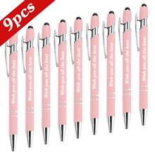 1-36pcs Customized Metal Retractable Ballpoint Pen + Stylus Pen Set | Anti-Slip Grip | Smooth Writing Medium Tip | Compatible With Smartphones/Tablets/Office Devices | Engraved With Name/Date/Logo | Suitable For Students/Teachers/Office Workers | Back-To-School Gift | Teacher's Day/Mother's Day Gift | Multi-Scenario Applicable (Classroom/Dorm/Business Meeting) - 彩色 - 查看 16