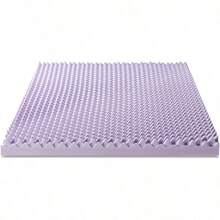 Best Price Mattress - Colchón de Espuma viscoelástica de 4 Pulgadas con infusión de Lavanda calmante Certificado CertiPUR-US Esencial para recámara tamaño Individual - Multicolor - Ver 8