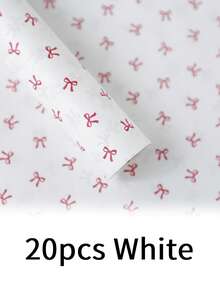 Pink Gift Wrapping Paper, Pink Bow Thin Paper, Floral Wrapping Paper, Packaging Materials, Ballet-Inspired Bowknot Wrapping Paper, Cute Bow Print Gift Wrapping Tissue Paper, Decorative Art Paper, Suitable For Valentine's Day, Mother's Day, Birthday, Wedding Party, DIY Handmade Gift Packaging - Multicolor - View 15