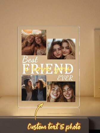 1 st anpassad Spotify-plakett, fotoplakett för par, unik present till kvinnor, jubileumspresent, alla hjärtans dag-present, födelsedagspresent, bröllopspresent, mors dag-present, fars dag-present, bästa presenten till vänner, bästa presenten till föräldrar