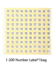 1-500pcs Sticker Labels, For Nail Polish, Gel Nail Polish Marking, Manicure Tools, Office Organization, Waterproof Labels