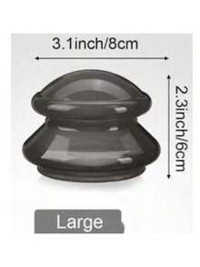 6/4/1 套装高品质硅胶美容拔罐器，采用符合人体曲线的杯体设计，有效缓解身体压力。这款硅胶吸脂按摩美容杯还具有减肥拔罐功能，健康便携，适合按摩和身体护理。 - 黑色 - 查看 16