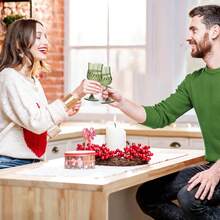 Ribbed Tumbler Unique Martini And Cocktail Glass Set, Suitable For Wine, Champagne, Party And Home