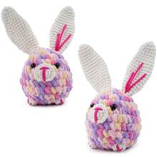 Beginner Llama MooMoo Floppy Crochet Kit Complete Amigurumi Starter Set With Video Tutorials - Multicolor - Ver 10