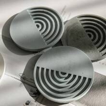 DIY Clay Mold, Half Striped Round Coaster, Gypsum, Resin, Epoxy Resin, Round Daily Silicone Mold