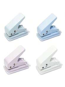 Mini Single Hole Puncher Round Student Puncher DIY Puncher Round Hole Manual Paper Loose Leaf Puncher - Multicolor - View 5
