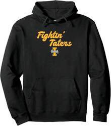 A Top Choice For Winter  University Of Idaho Vandals Fightin' Taters Pullover Hoodie Long Sleeve Tops Women - 黑色 - 查看 1