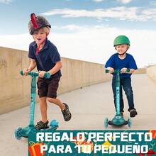 Scooters para Niños Scooter Patinete de 3 Ruedas con Luz LED y Altura Ajustable Patin del Diablo Scooter Juguete Infantil para Niños y Niñas de 3 a 10 Años Regalo de Navidad y CumpleañosConveniente y duradero, para niños - Multicolor - Ver 7