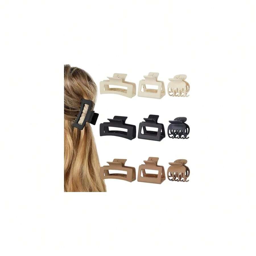Hair Claws - #4Easy-9 Pieces - View 1