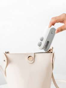 迷你可充电二合一封口机，带切割器、塑料袋热封机、食品保鲜机、小型电动真空封口机、USB充电式食品储存封口机