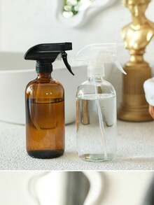 1pc Custom Cleaning Spray Bottle Personalized Glass All-Purpose Spray Bottle Personalised Printing, Custom Text Bathroom Cleaner Kitchen Cleaner Glass Cleaner Custom Spray Bottle Label Decal Custom 500ml Cleaning Spray Bottle