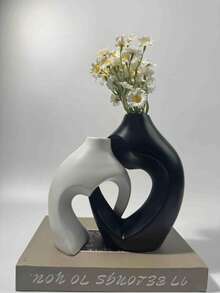 2pcs' Couple Hug Art Dry Vase, Suitable For Living Room Decoration Vase Accessories, Office Decoration Dry Vases, Holiday Best Gifts, Home Decorations, Wedding Souvenirs, Bedroom Vases, Holiday Gifts, Birthday Gifts, Party Supplies, Valentine's Day Gifts, Exquisite Choices For Wedding Decorations