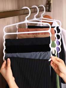 1pc Multi-Function Hanger That Keeps Pants And Scarves Organized, Premium Closet Organizer For Dorms And Home, Frame For Long-Lasting Use, Lightweight And Easy To Install, Reduces Clutter, Prevents Slips And Creases, Maximizes Closet Space, Ideal For Travel And Small Apartments