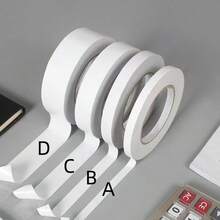 1 Roll Super Sticky Easy Tear Transparent Double-Sided Tape, Heavy Duty Transparent Durable Adhesive Tape, Suitable For DIY Crafts, Photo Album Mounting, Office Documents Pasting, School Projects, Wall Decor, Frame Decoration, Etc. - Multicolor - View 7