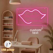 لافتات نيون مخصصة، لافتات نيون لتجميل الأظافر، ديكور حائط صالون التجميل، لافتات نيون وامضة لمحل الأظافر، لافتات ترحيب، لافتات متجر، ديكورات منزلية وحفلات عيد الميلاد بلافتات نيون