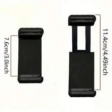 طقم حامل هاتف قابل للتعديل! مع مشبك ثابت، يسمح بحركة اليدين الحرة مع ضمان ثبات الهاتف لتصوير أكثر وضوحًا واستقرارًا للجمهور