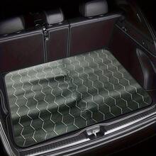 1 件装加厚六边形图案后备箱垫，易于清洁，适用于 SUV、轿车、卡车，多功能车内保护垫及户外垫 - 黑色 - 查看 3