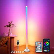 Smart RGB LED Corner Floor Lamp 155CM 16 Million DIY Colors & 200+ Scene, Music Sync, App & Remote Control,Color Changing Ambient Mood Lighting For Living Room, Bedroom, Gaming Room - 155CM DIY Floor Lamp - View 12