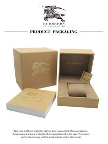 Burberry Utilitarian GMT Subdial Black Leather Band Men's Watch - Black - View 12