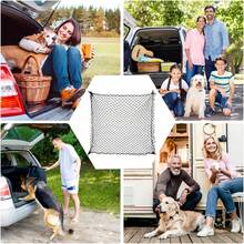 Rejilla para perros para el maletero del coche, red de separación para el maletero de mascotas, universal, para la mayoría de tipos de vehículos, 120 x 70 cm - Unitalla - Ver 4