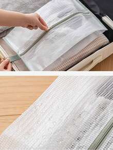 Shoe & Boot Dust Cover Storage Bags, Portable Shoe Tote Bag, Transparent Window, Zipper Closure, Foldable & Compressible, Reinforced Handle, Waterproof Shoe & Boot Storage Organizer Boxes, Suitable For Wardrobe, Shoe Cabinet, Bedroom, Outdoor Moving, Travel, Shoe, Spring Summer Picks, Brides Maid Gifts, Room, Bedroom Decor, Beach, Travel, For Men, For Women, Vacation, Women's Day, Travel Essentials, Wedding Favors, Y2k, Bedroom, Car Accessories Women, Kitchen Decor,Wedding,Y2k,Party - Multicolor - View 2