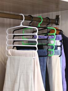 1pc Multi-Function Hanger That Keeps Pants And Scarves Organized, Premium Closet Organizer For Dorms And Home, Frame For Long-Lasting Use, Lightweight And Easy To Install, Reduces Clutter, Prevents Slips And Creases, Maximizes Closet Space, Ideal For Travel And Small Apartments