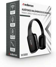 Redlemon Audífonos Bluetooth Inalámbricos High Definition Tipo Diadema, Batería de Larga Duración, Aiamiento de Ruido Externo, Cable Auxiliar 3.5mm para Conexión Alámbrica, Micrófono Manos Libres - albaricoque - Ver 6