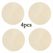 1pc/4pcs/6pcs 38cm Color Dining Mat, Round Woven Dining Mat, Light Colored Dining Table Mat, Round Dining Table Mat, Sage Green Dining Table Mat, Suitable For Circular Dining Tables, Kitchens, Birthday Parties, Wedding Parties, Holiday Themed Parties - Multicolor - View 18
