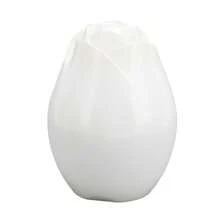 Elegant White Rose-Shaped Ring Box: Perfect Jewelry Box For Marriage Proposals, Engagements, Weddings, Anniversaries, Valentine's Day And Birthday Gifts. - White - View 1