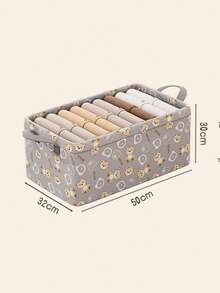 Thickened Fabric Storage Box, Wardrobe Organizer Box For Clothes, Pants, Home Use Storage Basket - Multicolor - View 16
