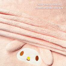 Khăn MINISO Sanrio Kuromi đã có mặt! Khăn bông mềm mại và thấm hút tốt, cực kỳ thoải mái để rửa mặt và lau khô người tại nhà (1 chiếc) - Hồng - Xem 10