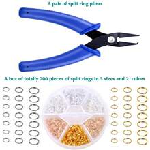 Jewelry Making Supplies: Split Rings, Small Split Rings, Split Ring Pliers, Jewelry Opening Pliers, Double Closed Jump Rings, Bottle Opener, Suitable For Necklaces And Bracelets - Multicolor - View 3
