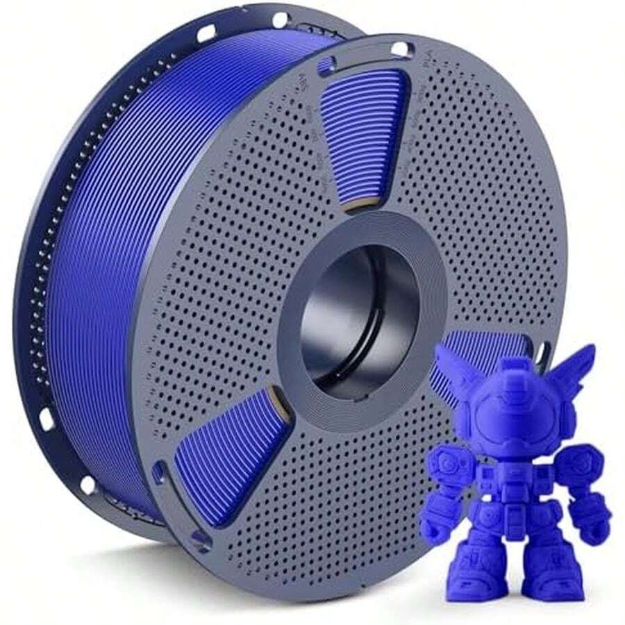 SUNLU PLA Plus 3D Filamento para impresora, Filamento PLA+ de 1.75mm, Filamento PLA+ para Mayoría Impresoras 3D, Precisión dimensional +/- 0,02 mm, 1KG (Transparente) - 1 kg de PLA Plus Azul Klein - Ver 1