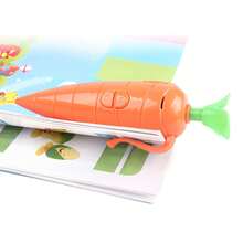 Judy's Carrot Shaped Ballpoint Pen | Writing And Recording Pen With Clip, Medium Tip, Plastic Material - Multicolor - View 5
