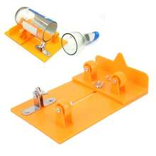 CHICIRIS Kit Cortador de Botellas de Vidrio, Cortador de Vidrio Profesional de, Herramientas de Corte Botellas Afilado de Alta Resistencia, para Cortar Vino, frascos de Vidrio, Botellas (Amarillo) - Azul - Ver 12