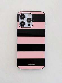 Retro Geometric Stripes Phone Case, SECRET FACTORUS Chic Pattern Cover Compatible With Iphone Case&Galaxy Case, Phone Case,For IPhone 17 / 17 Air / 17 Pro / 17 Pro Max, Cover For IPhone & Galaxy Protective Shell,Compatible With Iphone 13 Case,Compatible With Iphone 15 CaseFOR-YOUR-BELOVED-PHONE Valentine's Day Gift - 1pc - 查看 7